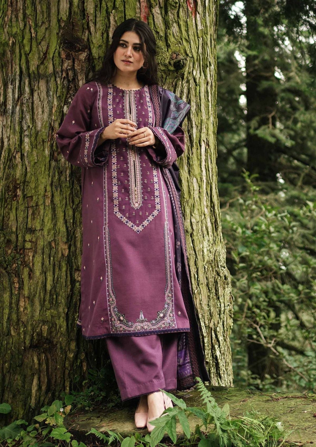Winter Collection - Zara Shahjahan - Coco - D#2B available at Saleem Fabrics Traditions