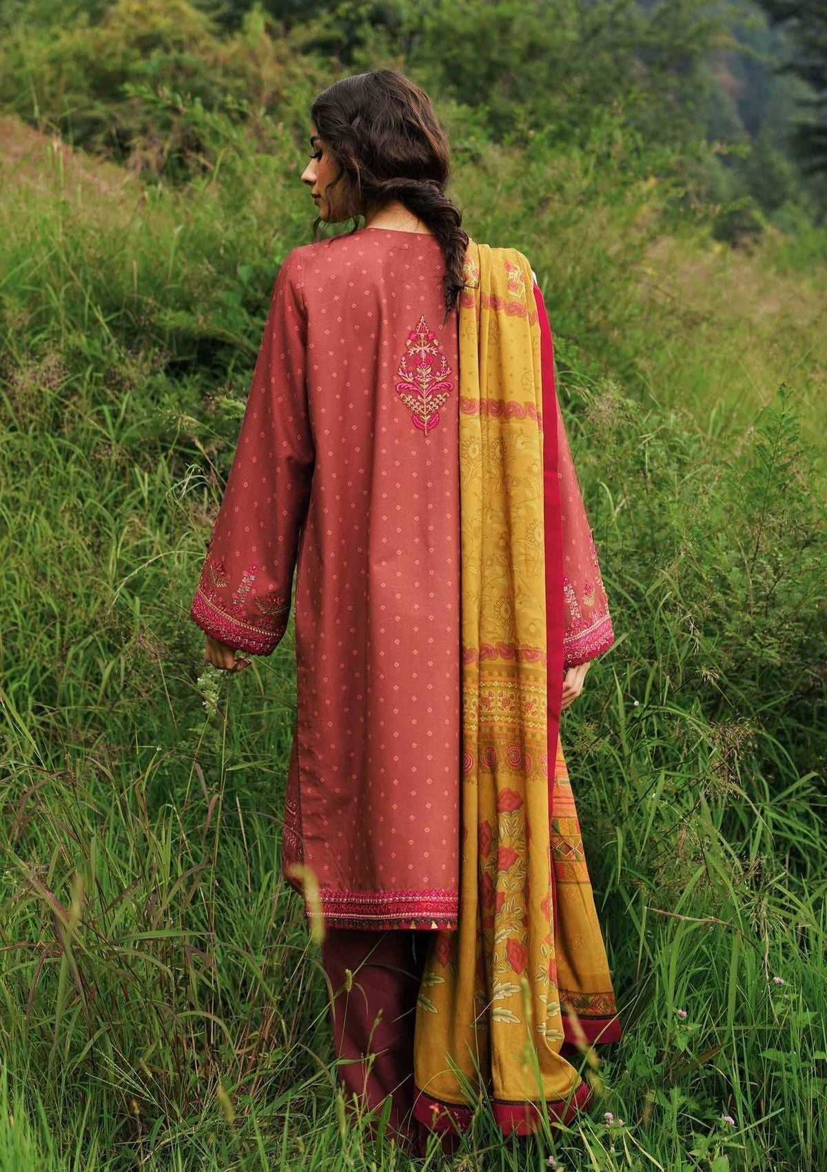 Winter Collection - Zara Shahjahan - Coco - D#7B available at Saleem Fabrics Traditions