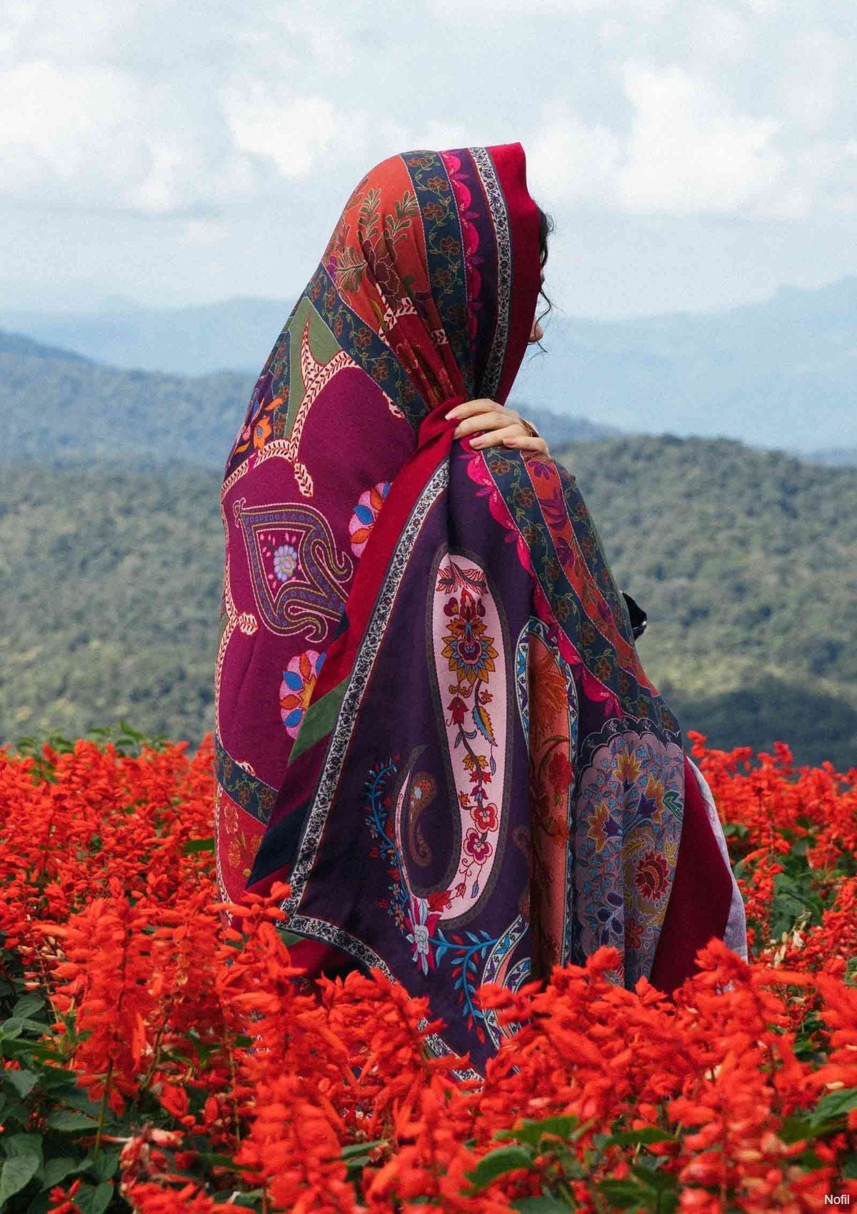Winter Collection - Zara Shahjahan - Winter Shawl - Mehrnaz available at Saleem Fabrics Traditions