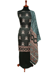 Winter Dress - Rubaaiyat -Pashmina - Printed - Black1 D#1 by Saleem Fabrics PK