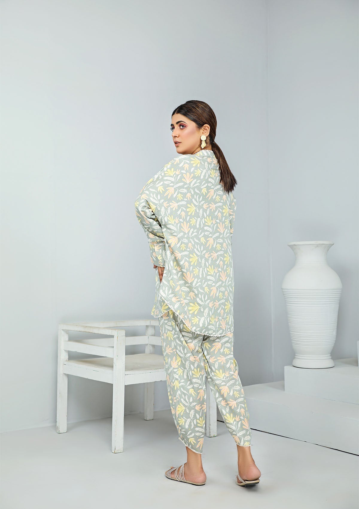 Winter Dress - Rubaaiyat - Printed Marina - 2 Pcs- D#11 available at Saleem Fabrics Traditions