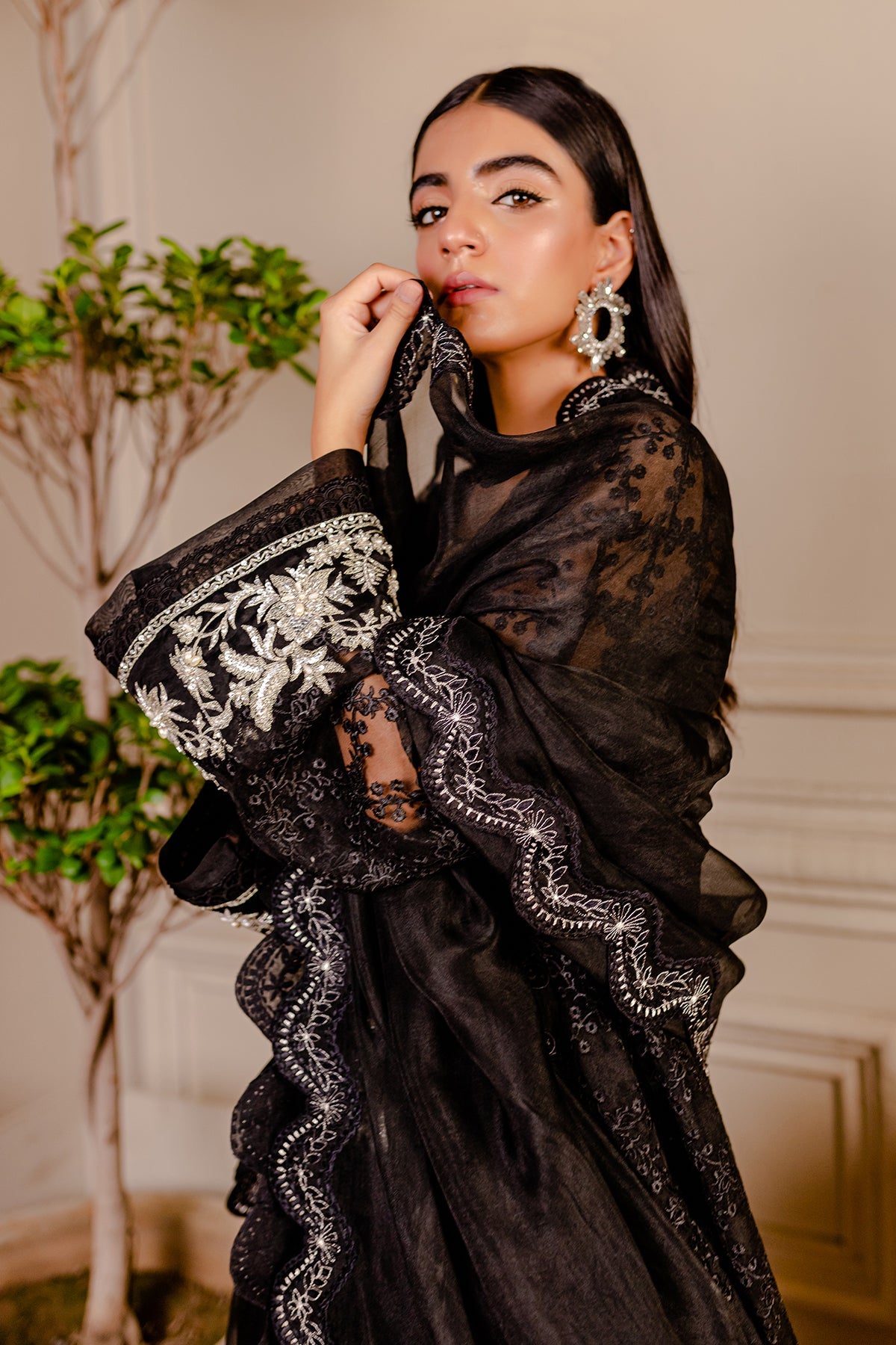 Formal Collection - Fozia Khalid - Lumieres Festive - VoL 3 - Raven Black