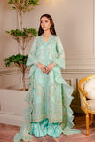 Formal Collection - Fozia Khalid - Lumieres Festive - VoL 3 - Tiffany Blue