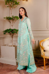 Formal Collection - Fozia Khalid - Lumieres Festive - VoL 3 - Tiffany Blue